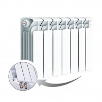 Биметаллический радиатор Rifar Base Ventil 350, 7 секций, с нижним левым подключением