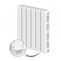 Биметаллический радиатор Rifar Supremo Ventil 500, 6 секций, с нижним подключением