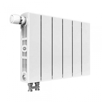 Биметаллический радиатор Rifar Supremo Ventil 350, 8 секций, с нижним левым подключением