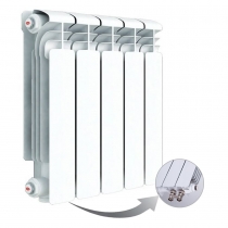 Алюминиевый радиатор Rifar Alum Ventil 350, 5 секций, с нижним правым подключением