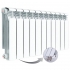 Алюминиевый радиатор Rifar Alum Ventil 350, 11 секций, с нижним правым подключением