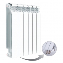 Алюминиевый радиатор Rifar Alum Ventil 500, 6 секций, с нижним левым подключением